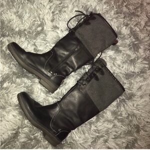 UGG Black and Gray Women's Rain Boots 7.5